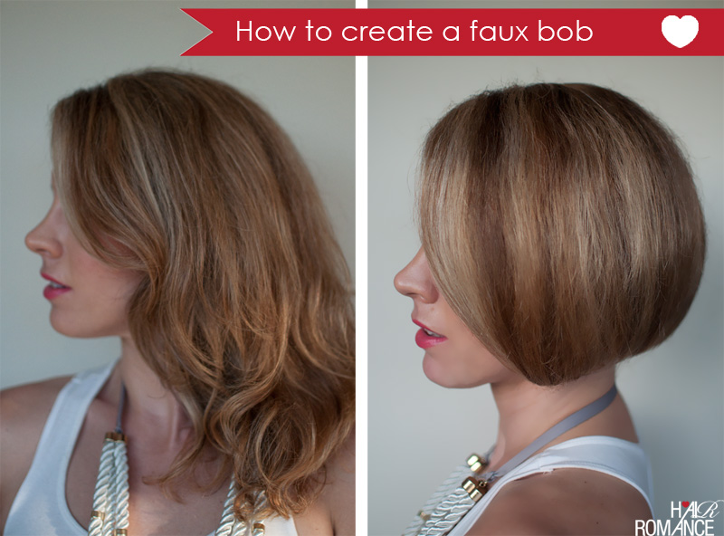 Hair tutorial: How to create a faux bob - Hair Roman