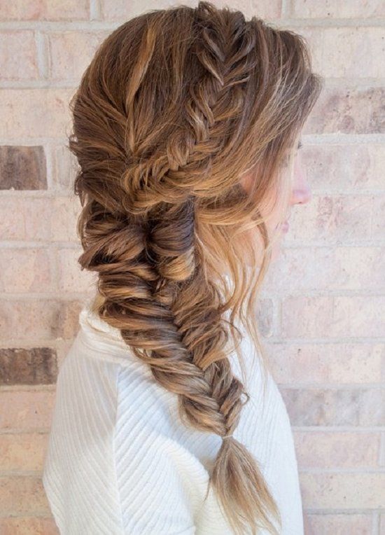 Fishtail Braids Hairstyles 12 … | Side hairstyles, Long hair .