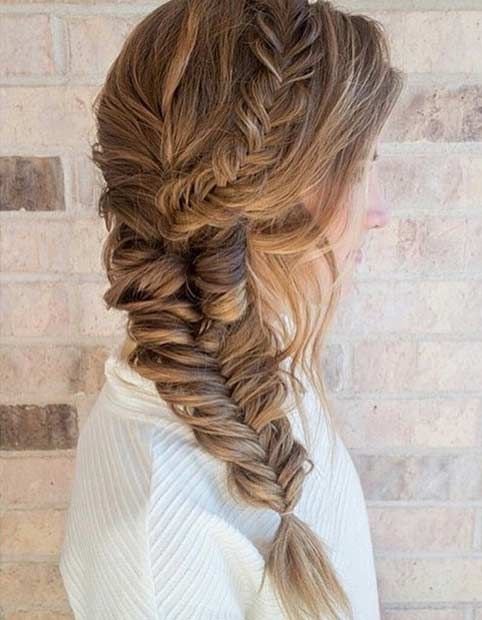 21 Pretty Side-Swept Hairstyles for Prom | Side hairstyles, Long .