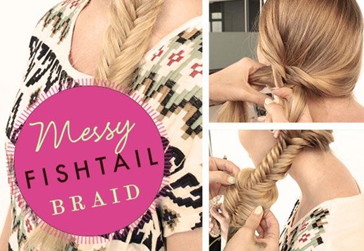 Fishtail Braided Hairstyles Tutorials: Trendy Hairstyles - PoPular .