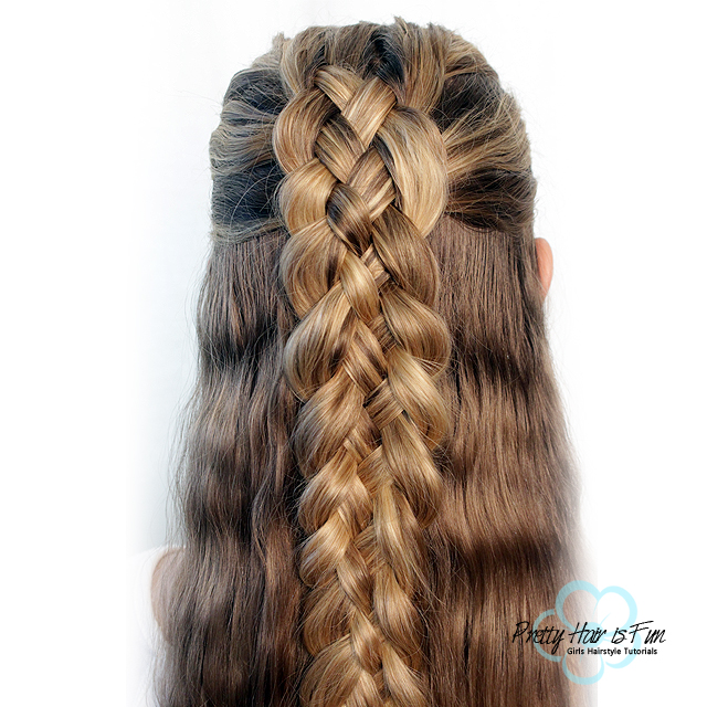 DUTCH FIVE STRAND BRAID – PRETTY HAIR IS FUN – Pretty Hair is Fun .