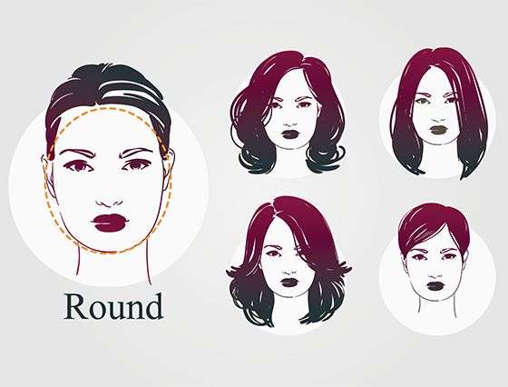 20 Most Flattering Hairstyles For Round Faces | Round face .