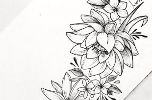 55 Simple Small Flowers Tattoos Drawing Tattoos Ideas For Women .