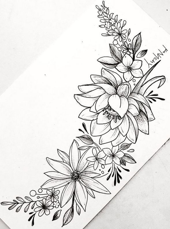 Floral Tattoo Designs for the Season