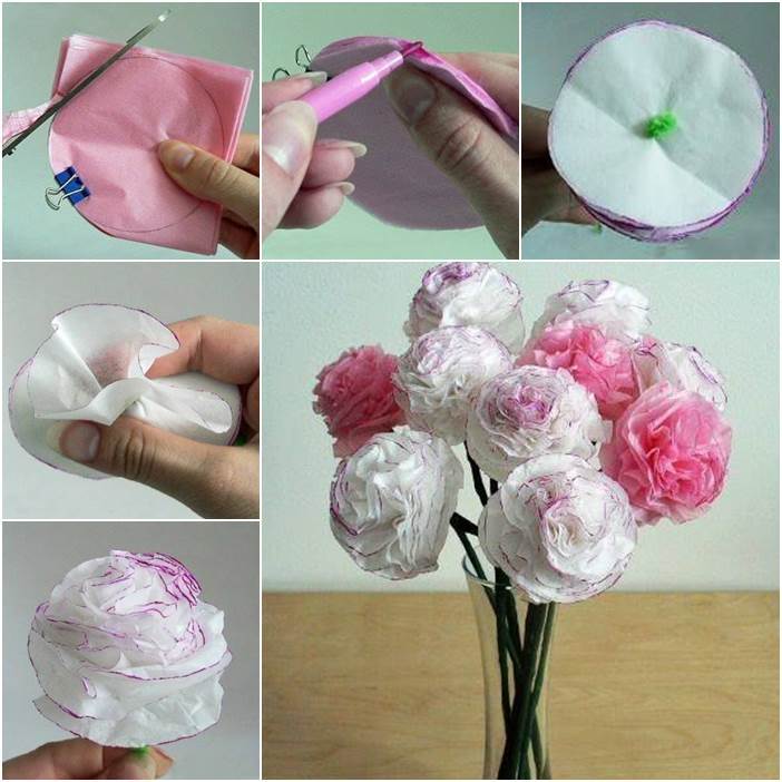 easy tissue paper flower - Kampa.luckincsolutions.o