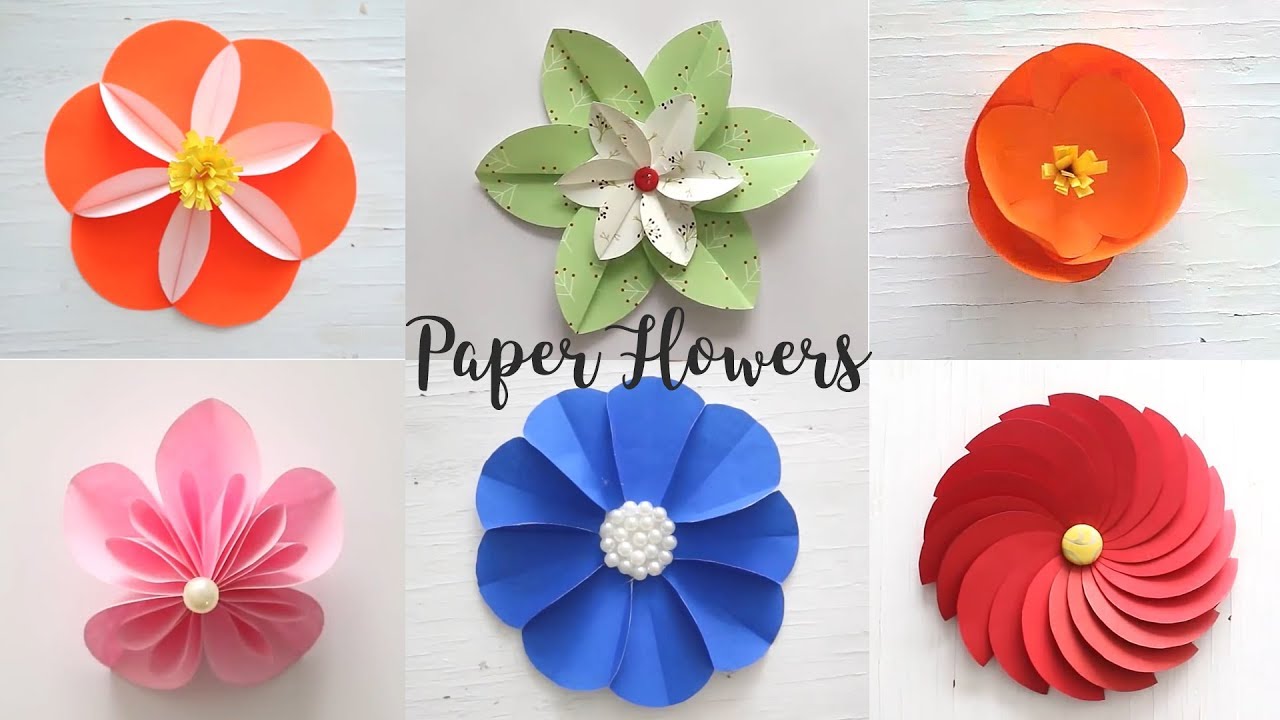 paper flower making ideas - Kampa.luckincsolutions.o