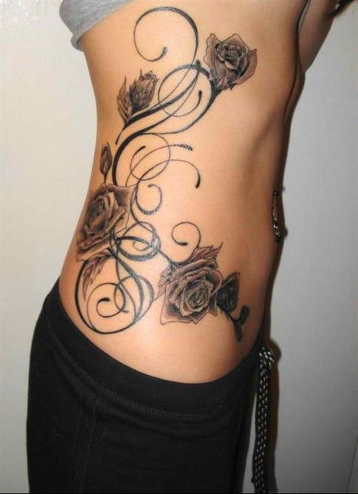 Simple tribal design that looks nice on your waist. tattoos for .