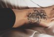 10 Foot Rose Tattoo Designs | Rose tattoo foot, Foot tatto