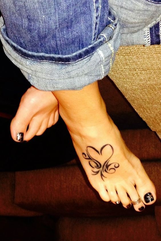 22 Most Attractive Foot Tattoos For Women | Tribal foot tattoos .
