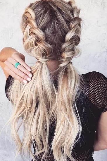25 Killer French Braids With Ponytails You Can't Miss - Hairs.Lond
