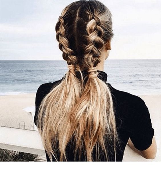 Adorable French Braid Ponytails For Long Hair - Miladies.n