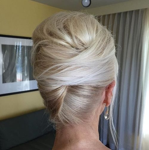 50 Stylish French Twist Updos | French twist hair, Mother of the .