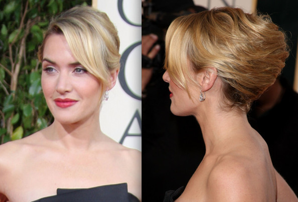 French Twists of Celebrities