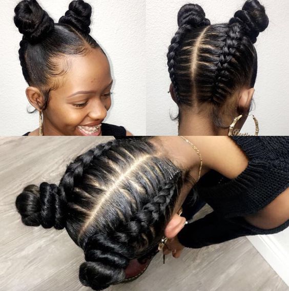 20 Cute Hairstyles for Black Teenage Girls 2019 | Natural hair .