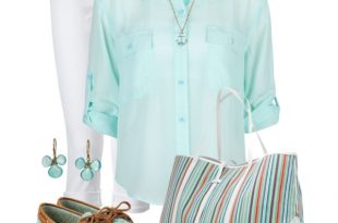 15 Fresh Spring Polyvore Combinations in Popular Mint - Pretty Desig