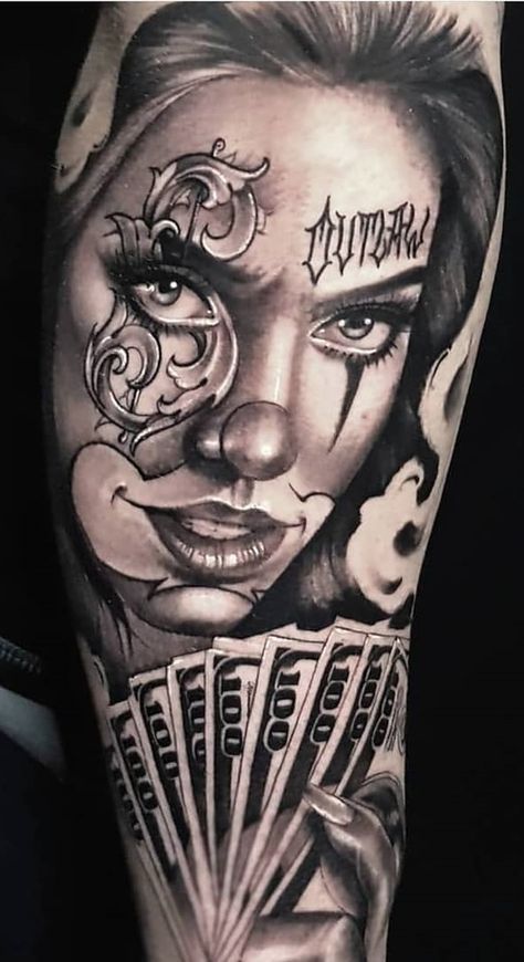 Pin by alex melgar on tattoo | Gangster tattoos, Chicano style .