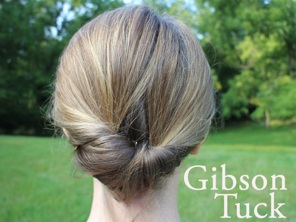 Easy Up Do Hair Tutorial: The Gibson Tuck - Feel Good Sty