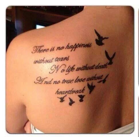 20 Girl Quote Tattoos You May Love | Meaningful tattoo quotes .