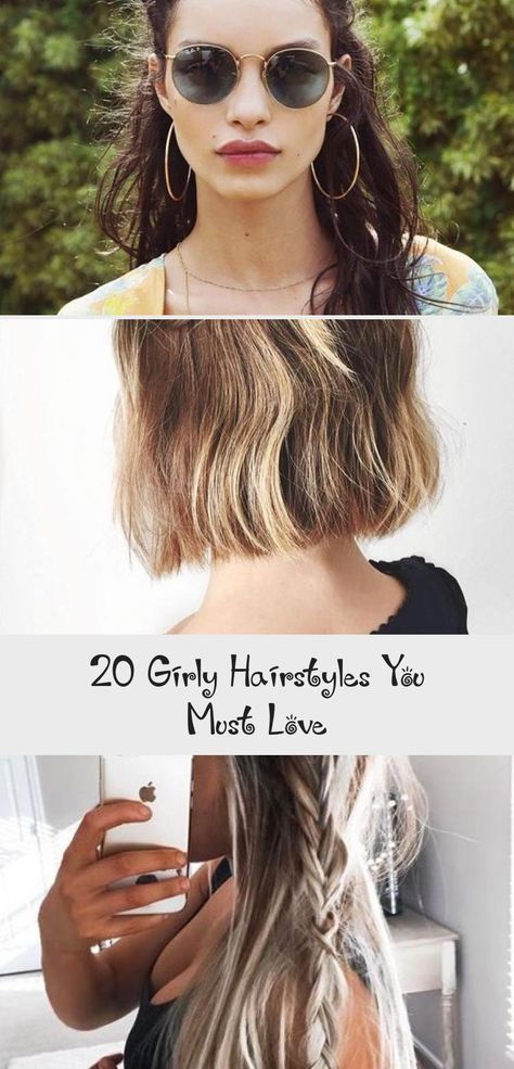 20 Girly Hairstyles You Must Love | Girly hairstyles, Bun .