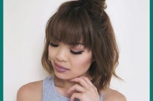 Buns with Bangs Hairstyles 173697 20 Girly Hairstyles You Must .