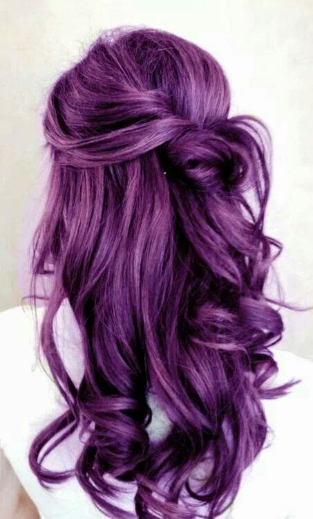 16 Glamorous Purple Hairstyles | new hair dye ideas ion | Elegant .