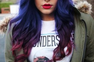 16 Glamorous Purple Hairstyles - Pretty Desig