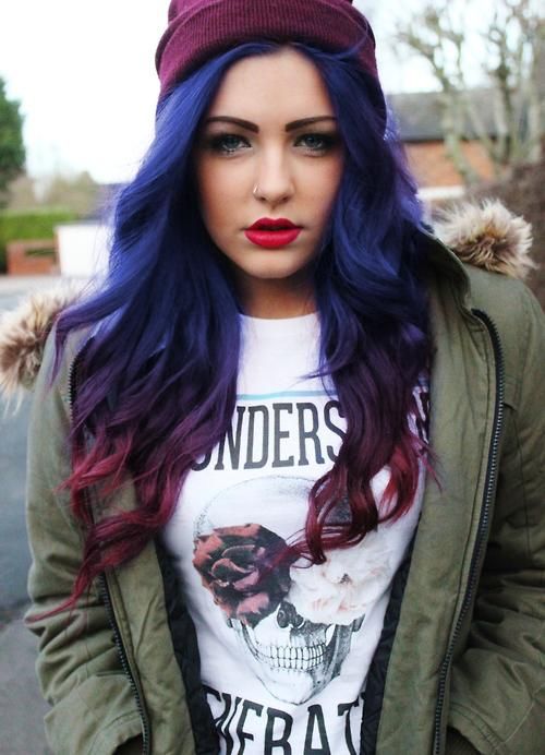 Glamorous Purple Hairstyles