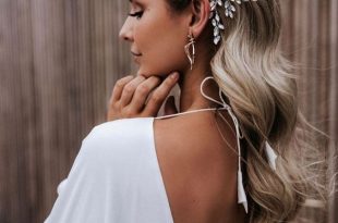 Charming Bridal #Hairstyles Elegant #Wedding Hairstyles Ideas .