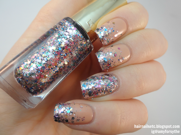 10 Super Easy Glittery Nail Art Ideas - crazyfor