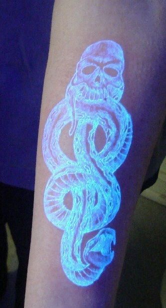 Fabulous Glow Tattoo Designs You Will Like It | Dark mark tattoos .