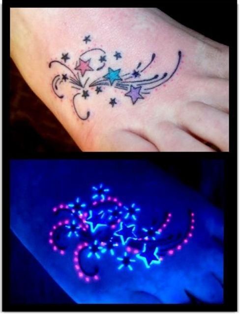 12 Glow Tattoo Designs You May Like - Pretty Designs | Uv tattoo .