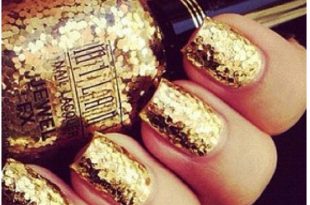 Nail Colors: Golden Nails Designs, gel nail colors, nail polish .