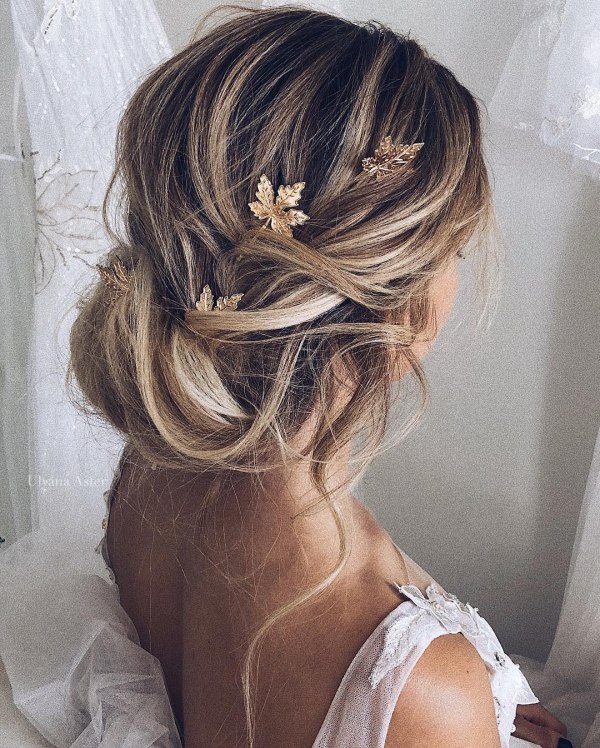 Stunning Bridal Messy Updo Hairstyles — the bohemian weddi