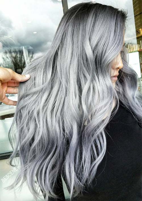 Silver Hair Trend: 51 Cool Grey Hair Colors & Tips for Going Gr