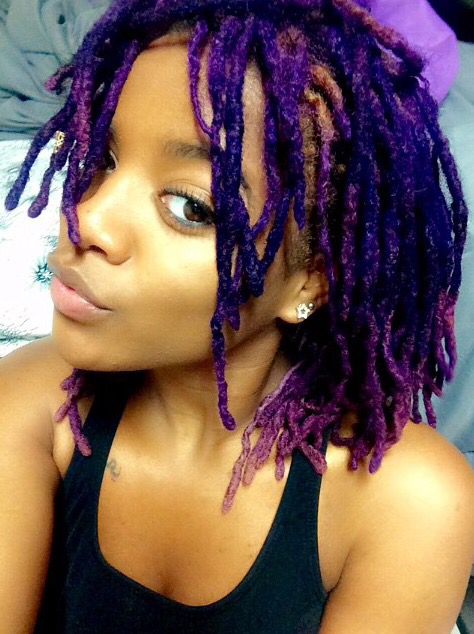 Great colors on her | Dreadlock hairstyles, Locs hairstyles, Hair .