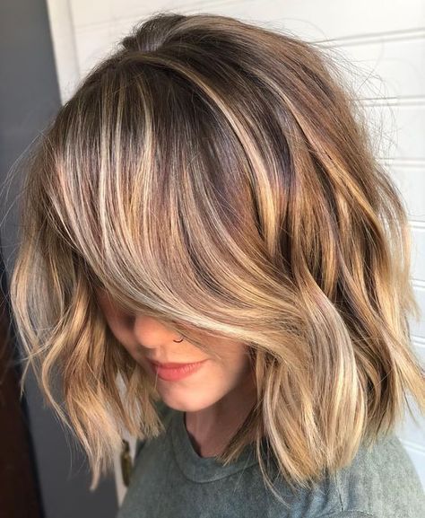 Gorgeous Brown Hairstyles with Blonde Highlights | Textured .