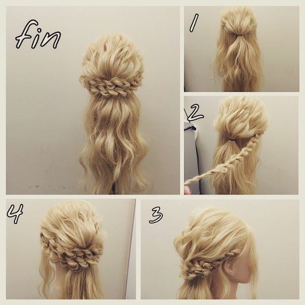 Princess Braided Updo Hair Tutorial ~ Entertainment News, Photos .