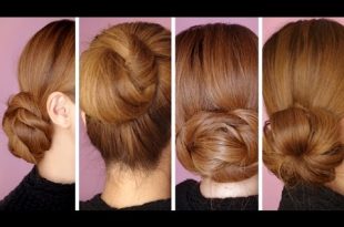 4 Easy Hair Bun Tutorials for the Holidays - YouTu