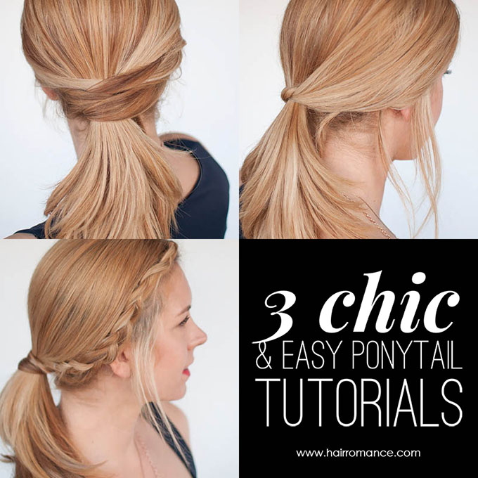 3 chic ponytail tutorials to lift your everyday hair game - Hair .