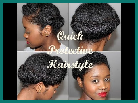 Natural Hairstyles Youtube 486448 Quick Protective Natural .