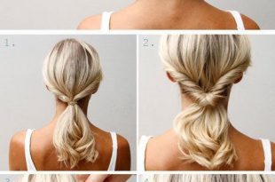 Updo Hairstyle Tutorials For Medium-Length Hair | Hair styles .