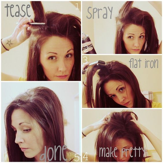 Hair Tutorials to Try: How to Teased Hair