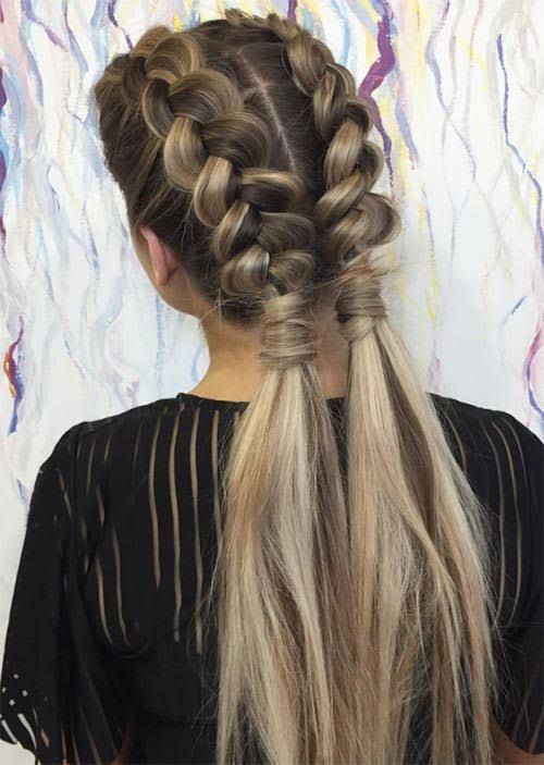 51 Pretty Holiday Hairstyles For Every Christmas Outfit | Braids .