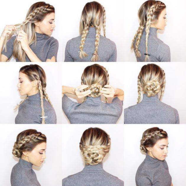 55 Easy Updos to Look Effortlessly Ch