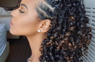 23 Summer Protective Styles for Black Women | Curly hair styles .