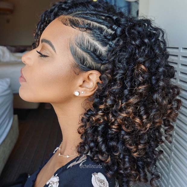 23 Summer Protective Styles for Black Women | Curly hair styles .