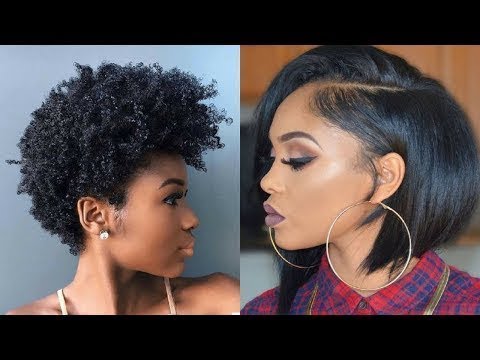 2018 Short Spring and Summer Hairstyles For Black Women - YouTu