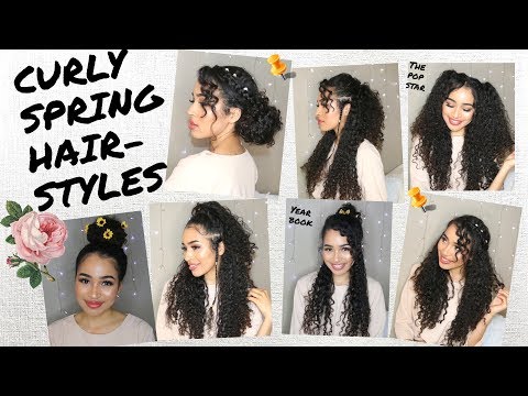 7 Spring/Summer Hairstyles For Naturally Curly Hair! by Lana .