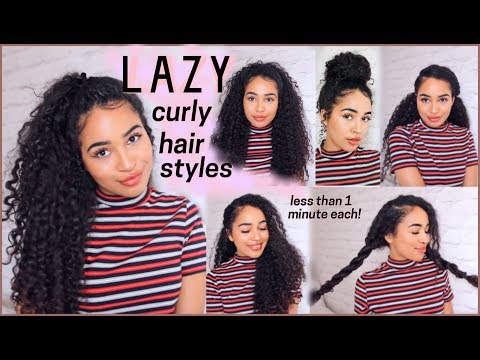 9 OF THE BEST CURLY HAIRSTYLES FOR PEOPLE WHO ARE AS LAZY AS ME .