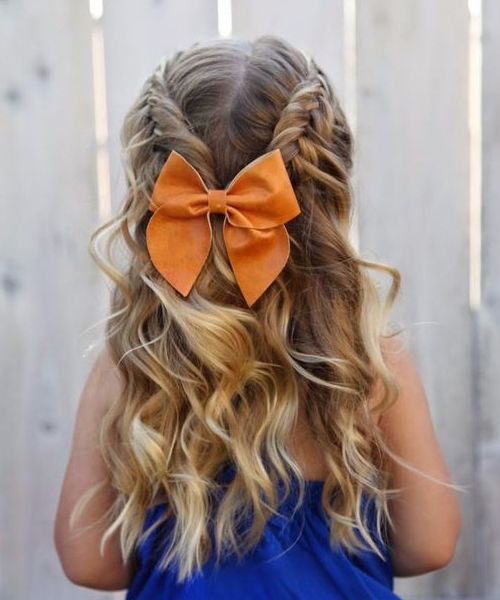 Cutest Braided Hairstyles for Little Girls 2018 | Flower girl .